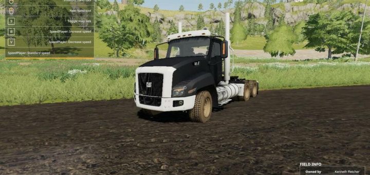 Мод тягач Caterpillar CT660 v3.0 Farming Simulator 2019