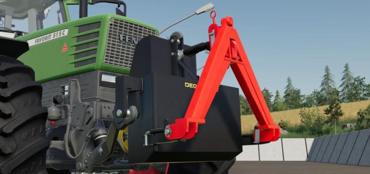 Мод противовес Degenhart Ballast Tank v1.0.0.0 FS19