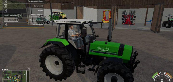 Мод трактор Deutz Fahr Agrostar DX 61 UPDATE v1.0 Farming Simulator 19