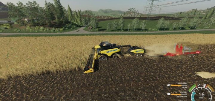 Мод ПАК New Holland Eagle355th VE Pack v1.0 Farming Simulator 19