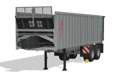 Moд прицеп Fliegl ASS298 Semi-Trailer v1.0 Farming Simulator 2019
