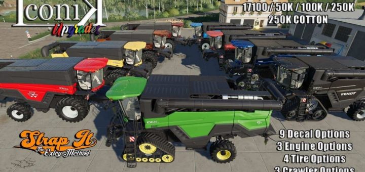 Мод ПАК Iconik Ideal Harvester v1.0 Farming Simulator 2019