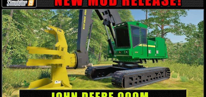 Мод FDR LOGGING - JOHN DEERE 909M V1.0 Farming Simulator 19