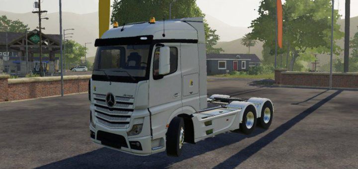Мод тягач Mercedes-Benz Actros MP4 1845 6×4 v1.0.0.0 FS19