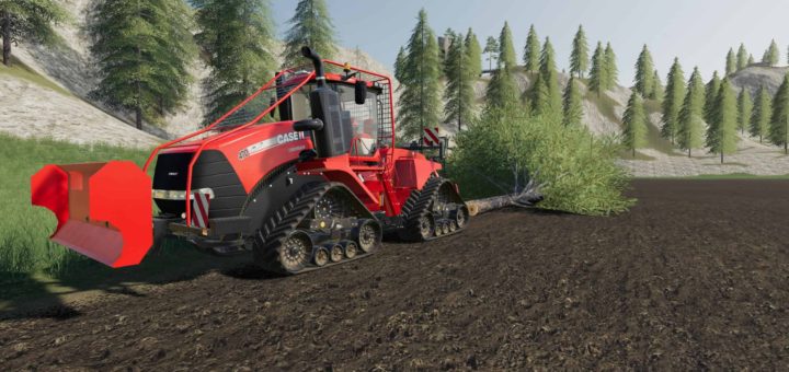 Мод трактор CASE Quadtrac logging series v1.0.0.0 FS19