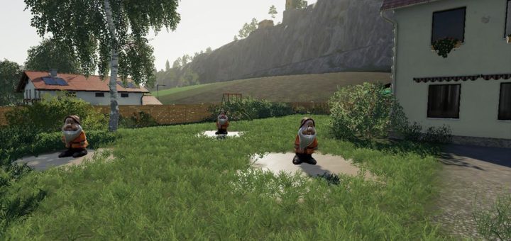 Мод гном GARDEN GNOME V1.0 Farming Simulator 2019