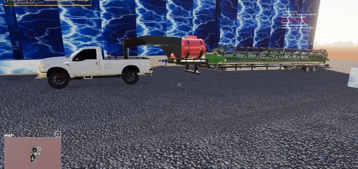 Мод прицеп Gooseneck Header Trailer v1.0 Farming Simulator 2019