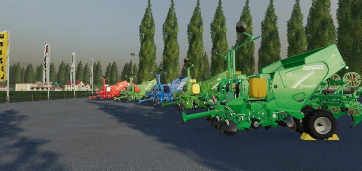 Мод комбайн GRIMME GL860 SC v1.0 Farming Simulator 19