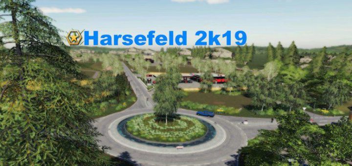Мод карта HARSEFELD 2K19 V1.1.0.5.0 Farming Simulator 2019