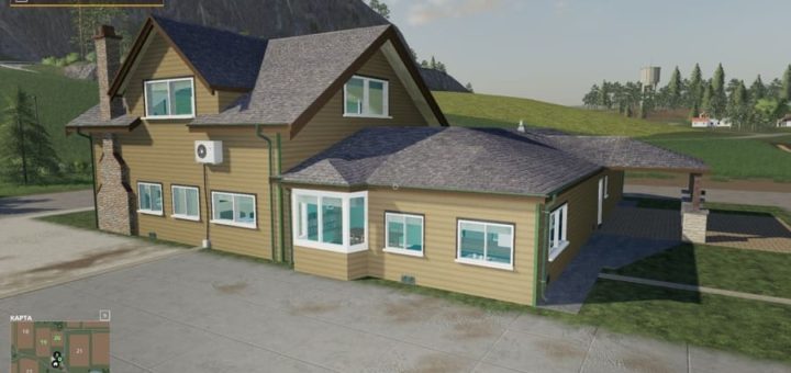 Мод дом HOUSE FINAL v1.0 Farming Simulator 2019