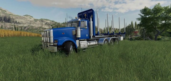 Moд тягач Hulk Log truck v1.0.0.0 Farming Simulator 2019