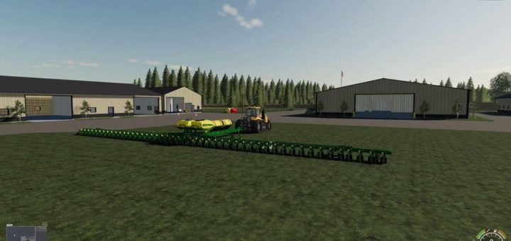 Moд сеялка JD DB120 v1.0.0.0 Farming Simulator 2019