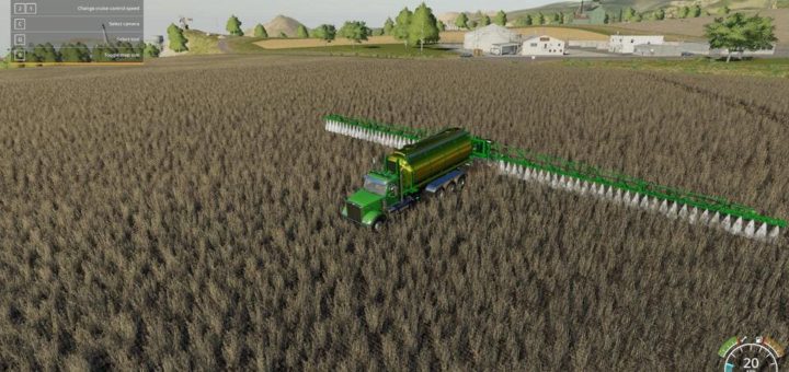 Мод опрыскиватель John Deere 4045 Hooklift Sprayer v1.1.0.0 FS19