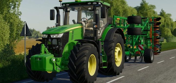 Мод трактор John Deere 7R 2014 v1.0.0.0 Farming Simulator 2019