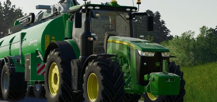 Мод трактор JOHN DEERE 8R 2014 v1.0 Farming Simulator 19