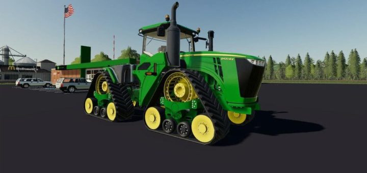 Мод трактор JOHN DEERE 9RX v1.0 Farming Simulator 2019