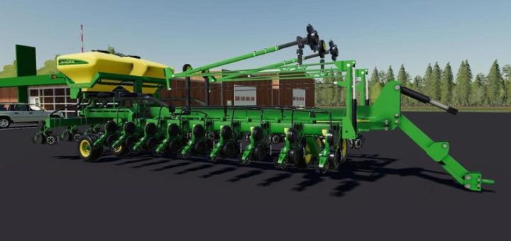 Мод сеялка John Deere DB60 v1.0 Farming Simulator 19