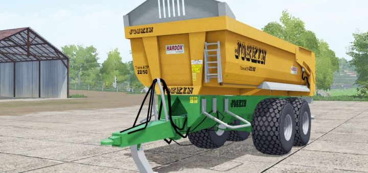 Мод прицеп Joskin Trans-KTP 22-50 v1.0 Farming Simulator 2017