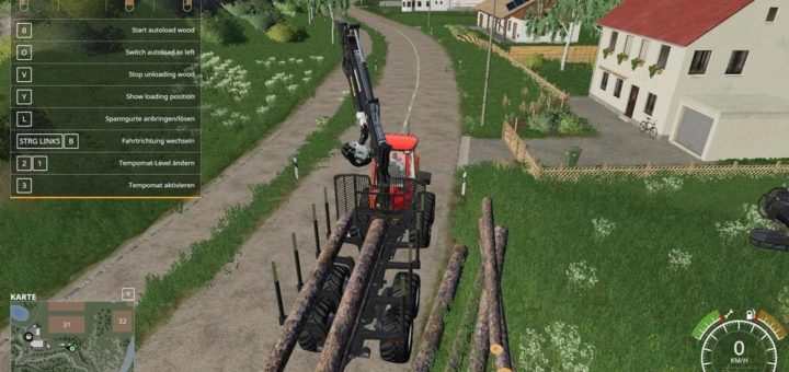 Moд Komatsu 875 Autoload v3.0 Farming Simulator 2019