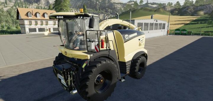 Moд комбайн Krone BigX 1180 v1.0 Farming Simulator 19