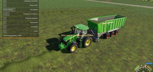 Мод прицеп Fendt/Lely Tigo XR 100 v1.0.0.0 Farming Simulator 19