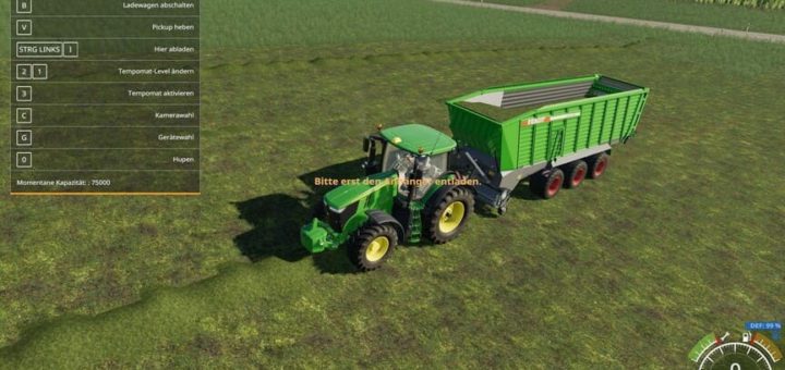 Мод прицеп Fendt/Lely Tigo XR 100 v1.0.0.0 Farming Simulator 19