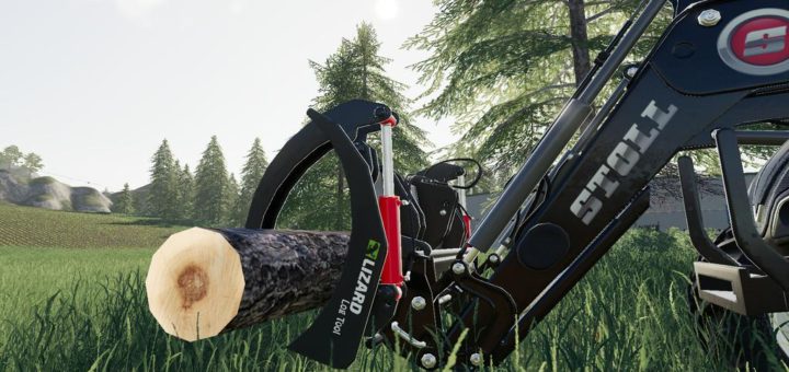 Мод захват Log Shield v1.0.0.0 Farming Simulator 2019