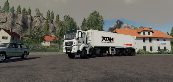 Moд тягач MAN TGS 18500 TPM VERSION v1.0 Farming Simulator 19