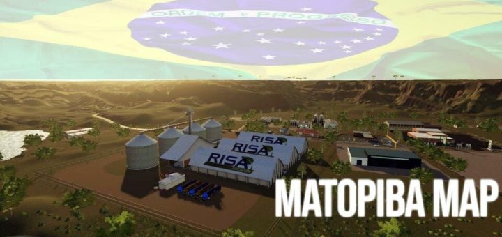 Мод карта MATOPIBA MAP V1.0.0.0 Farming Simulator 2019