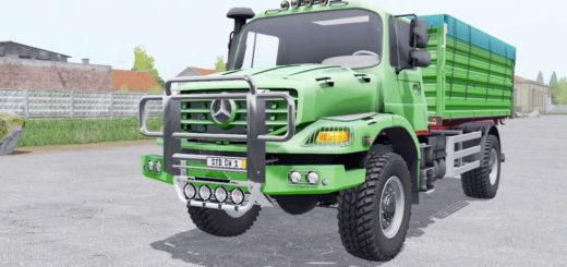 Мод грузовик Mercedes-Benz Zetros 1833 A 2008 v1.1 FS2017