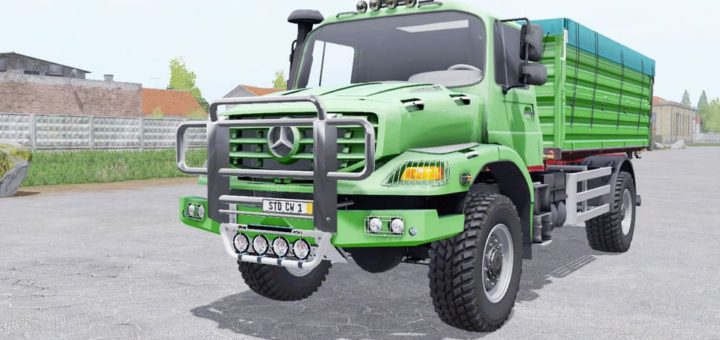 Мод грузовик Mercedes-Benz Zetros 1833 A 2008 v1.1 FS2017