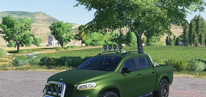 Мод авто Mercedes X class v1.0 Farming Simulator 2019