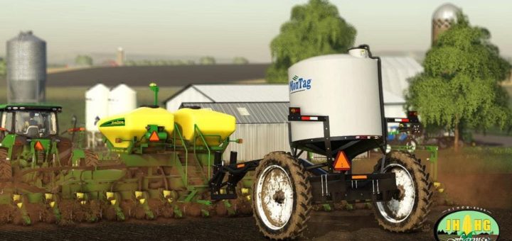 Мод прицеп Montag 1700 Liquid Cart v1.0 Farming Simulator 19