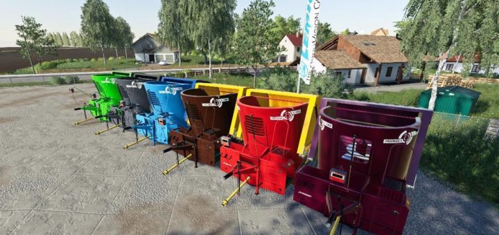 Мод миксер TRIOLIET TRIOMIX S1 1200 MULTICOLOR v1.0 FS2019