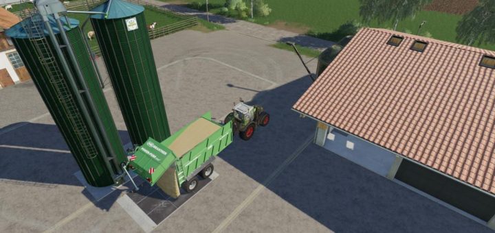 Мод хранилище Neuero Grain-Silo v1.0.0.0 Farming Simulator 19