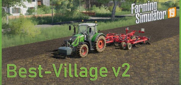 Мод карта NEW BEST VILLAGE MAP V2.0 FS19
