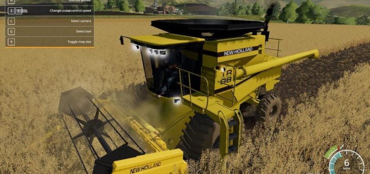 Мод комбайн New Holland tr98 beta Farming Simulator 2019
