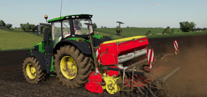 Moд сеялка Poettinger Vitasem 302A v1.0.0.0 Farming Simulator 19