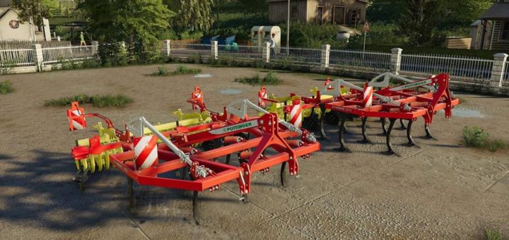 Мод культиватор Pottinger Synkro 3030 v2.0 Farming Simulator 19