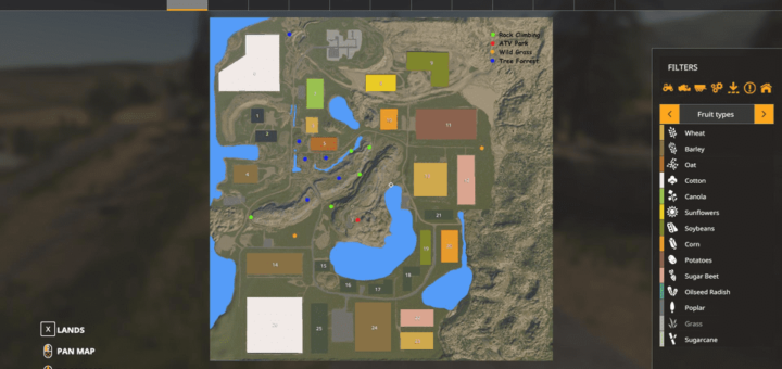 Мод карта THE PRARIES V0.8 BETA Farming Simulator 19