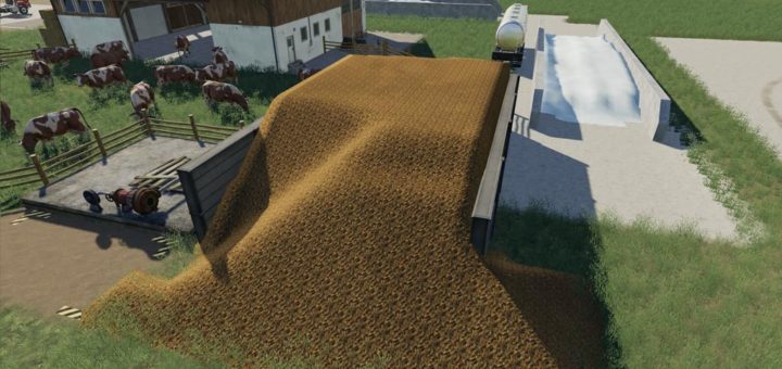 Мод RealFillManureHeaps v19.0.0.0 Farming Simulator 2019