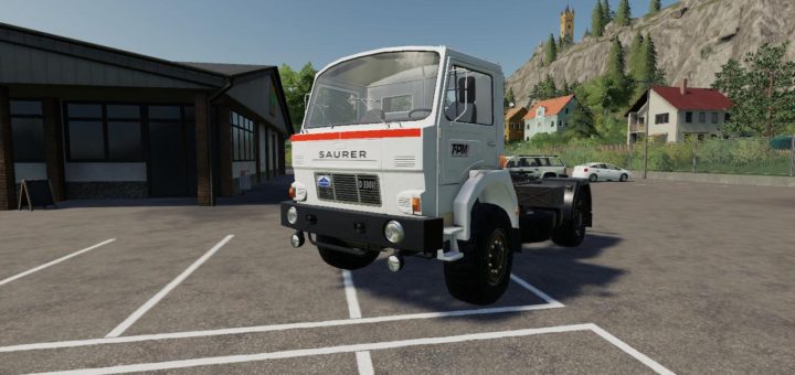 Мод тягач Saurer D330B TPM VERSION v1.0 Farming Simulator 19