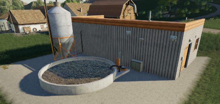 Мод SLURRY REFILL STATION V1.2.0.0 Farming Simulator 2019