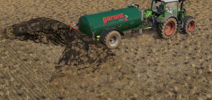Мод прицеп Slurry Tank 8000 v1.0.0.0 Farming Simulator 2019