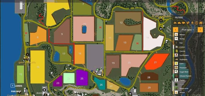 Мод карта UN PETIT COIN DE PARADIS V3.0 Farming Simulator 19