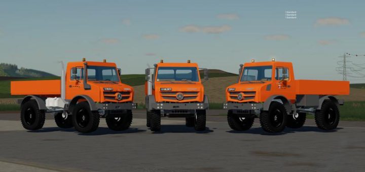 Мод грузовик Unimog U 5023 v1.0.0.0 Farming Simulator 2019