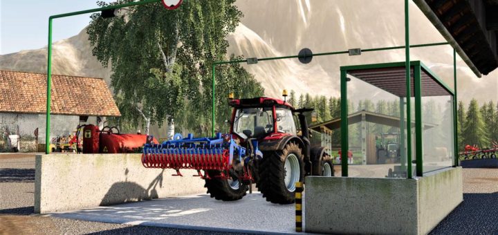Мод мойка WASHING STATION v1.0 Farming Simulator 19