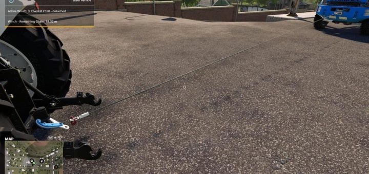 Мод лебедка TOW HOOK V1.0 Farming Simulator 19