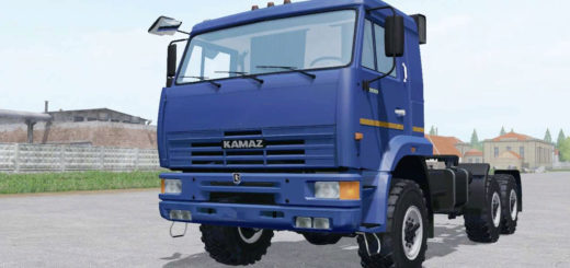 Мод тягач КамАЗ-65225 v2.0 Farming Simulator 17