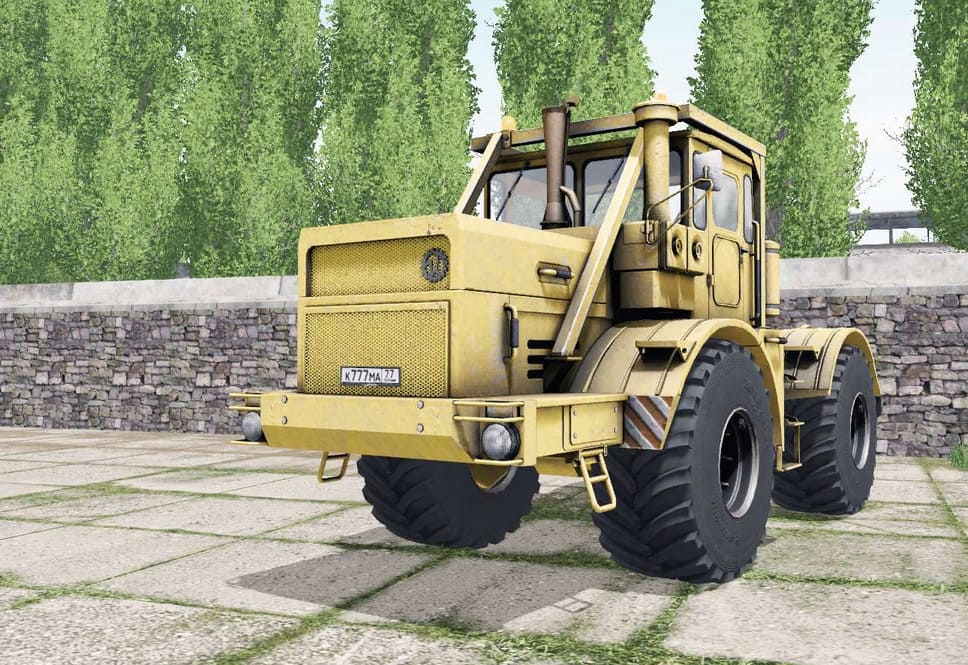Мод трактор КИРОВЕЦ К-700А МЯГКО - ОРАНЖЕВЫЙ V1.0 ФС17